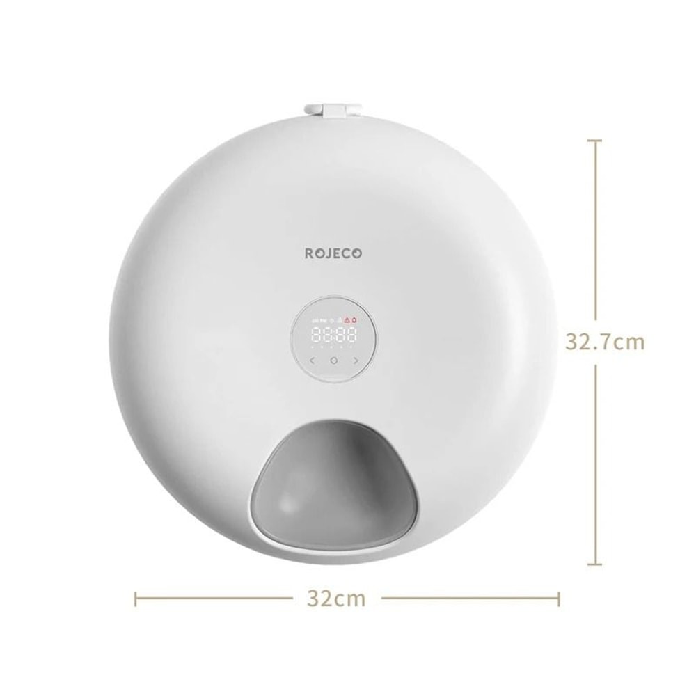 ROJECO 6 Meal Automatic Pet Feeder For Wet And Dry Cat Food 1