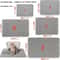 Double Layer Waterproof Cat Litter Mat For Non Slip Litter Box Floor Protection 9