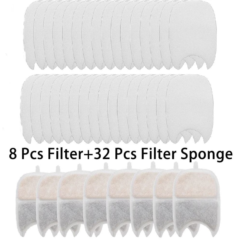 6 Layer Stainless Steel Cat Water Fountain Replacement Filters For Dogs And Cats 3