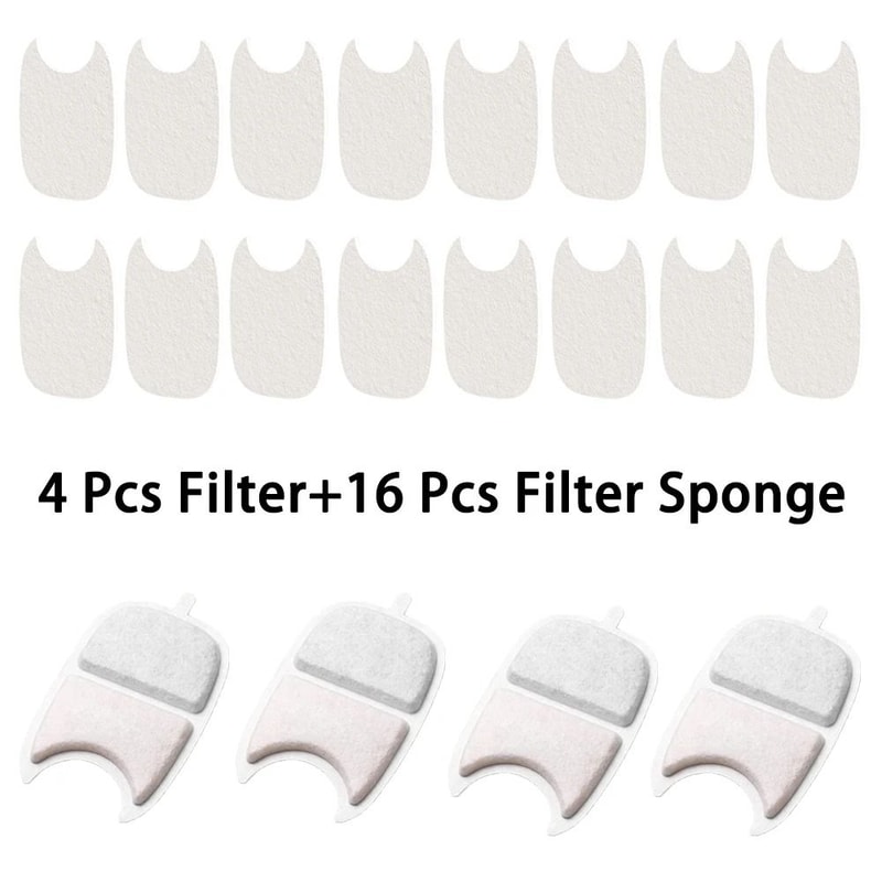 6 Layer Stainless Steel Cat Water Fountain Replacement Filters For Dogs And Cats 2