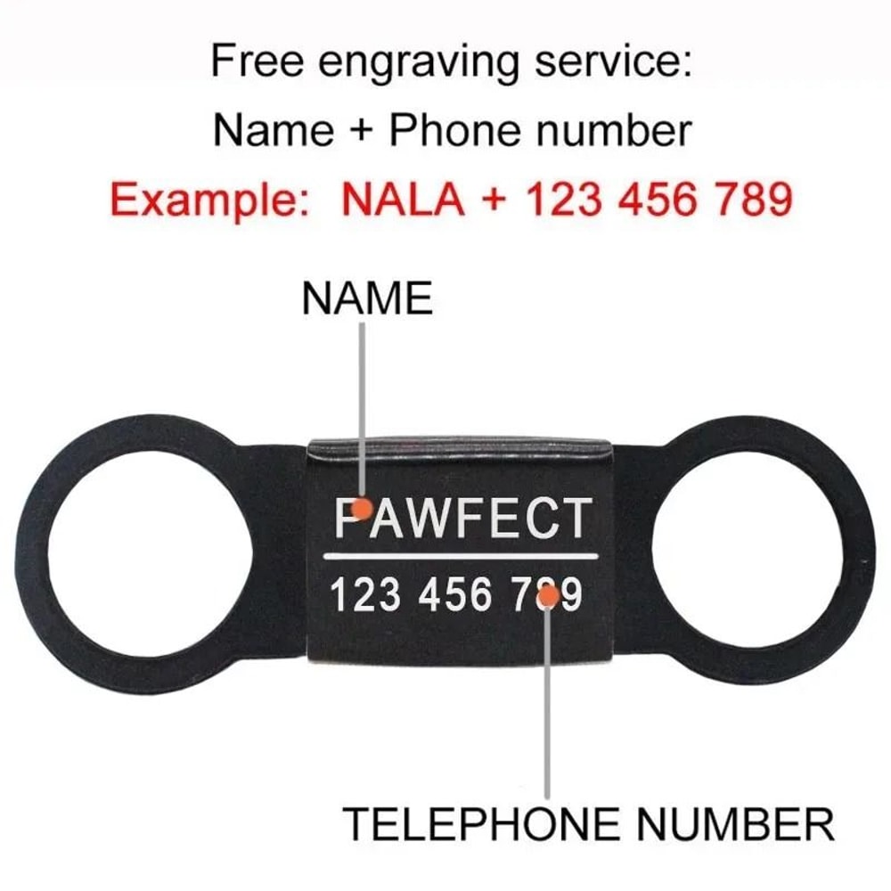 Personalized Stainless Steel Pet ID Tag With Free Engraving For Dogs And Cats 9