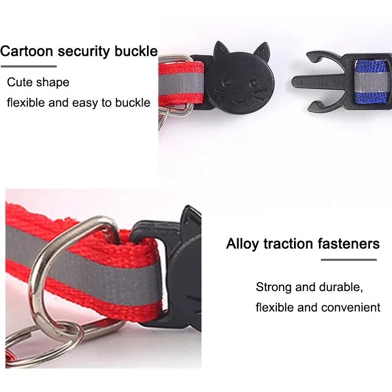 Bulk Adjustable Cat Collars With Bells For Kittens Puppies And Small Pets Pack Of Ten 2