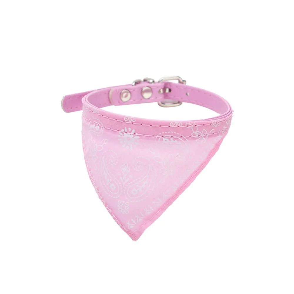 Adjustable Cat Bandana Collar Cute Printed Pet Scarf For Kittens Puppies And Small Dogs 4