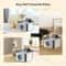 Rechargeable Stainless Steel Cat Water Fountain Wireless Sensor Pet Dispenser For Cats And Dogs 11