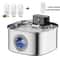 Rechargeable Stainless Steel Cat Water Fountain Wireless Sensor Pet Dispenser For Cats And Dogs 5
