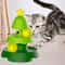 Interactive Cat Slow Feeder Toy Rotating Treat Dispenser For Snacks And Play 2