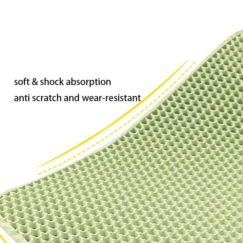 Waterproof Cat Litter Mat Double Layer Washable Non Slip Pad For Litter Boxes 6