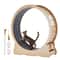 Wooden Cat Exercise Wheel Large Indoor Running Treadmill With Detachable Carpet And Teaser 11