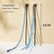 Feather Cat Toy Teaser Wand With Satin Ribbon And Bell For Kitten Play 4