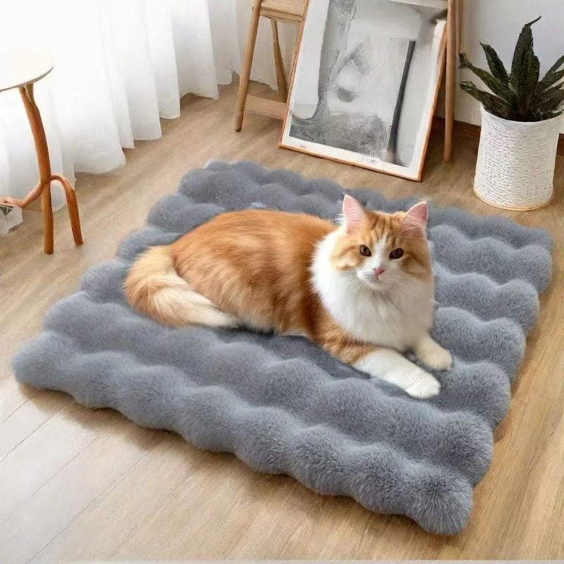 Soft Plush Cat Bed Mat Warm Sleeping Blanket For Cats Dogs And Puppies 7