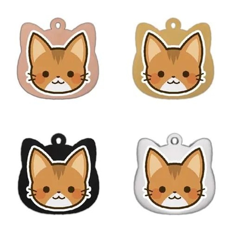 Personalized Cat Tag Stainless Steel Engraved Pet ID Pendant For Kittens And Cats 7