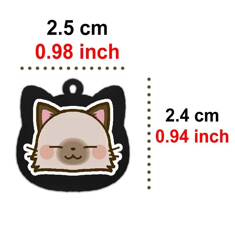 Personalized Cat Tag Stainless Steel Engraved Pet ID Pendant For Kittens And Cats 21
