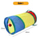 Foldable Cat Tunnel Toy Colorful Breathable Maze Tube For Interactive Indoor Pet Play 1