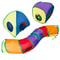 Foldable Cat Tunnel Toy Colorful Breathable Maze Tube For Interactive Indoor Pet Play 14