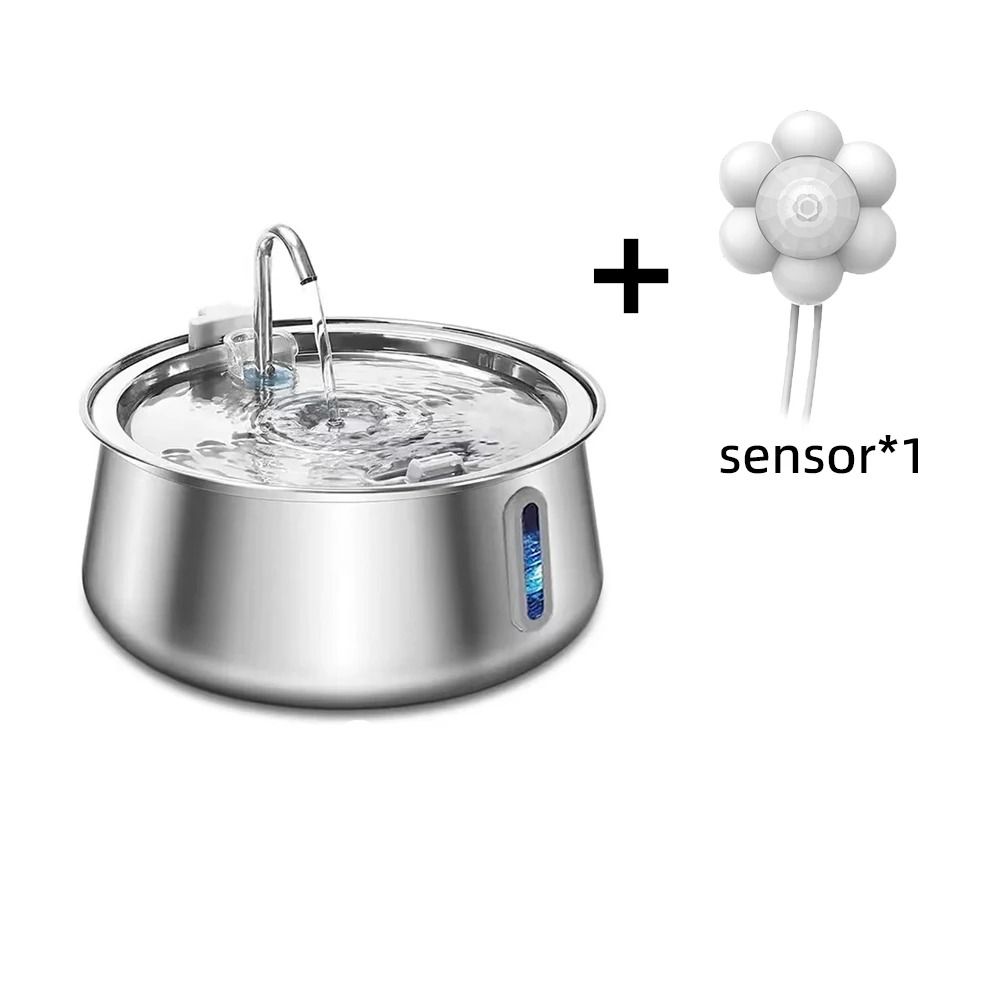 Stainless Steel Cat Fountain Large Capacity Automatic Pet Water Dispenser With Multi Layer Filtrati 3