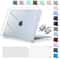 025 Clear Hard Shell MacBook Cover Snap On Case For MacBook Air Pro M1M4 1