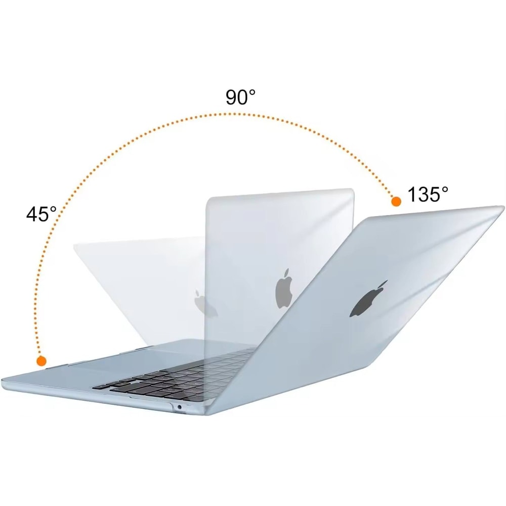 025 Clear Hard Shell MacBook Cover Snap On Case For MacBook Air Pro M1M4 10