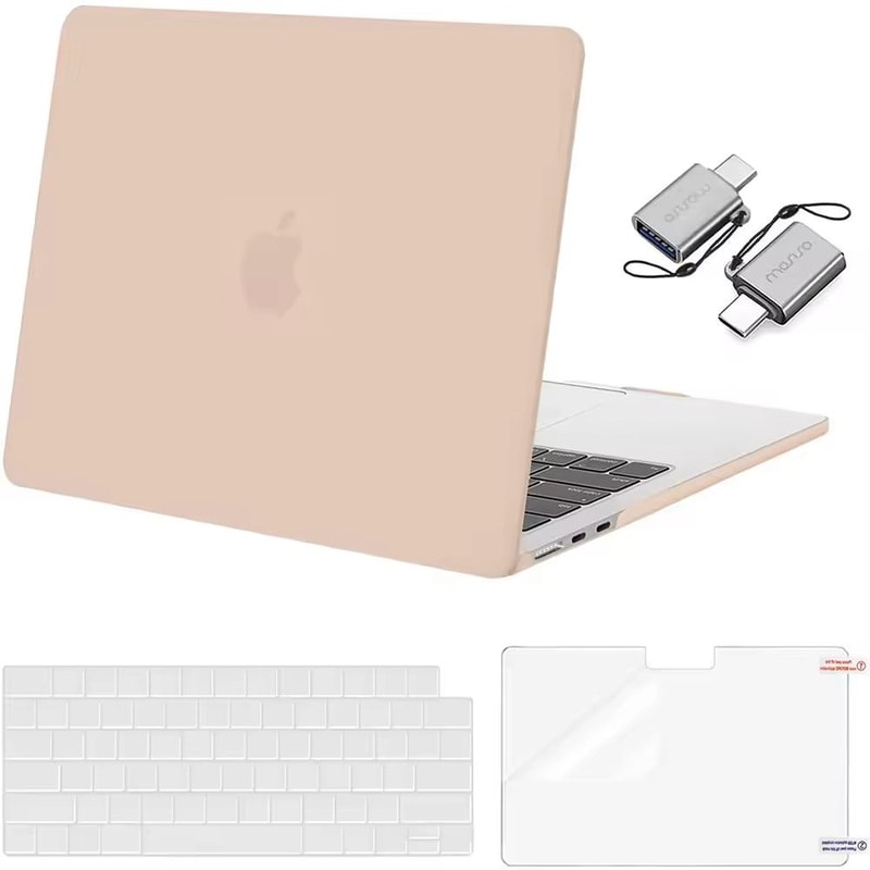 025 Clear Hard Shell MacBook Cover Snap On Case For MacBook Air Pro M1M4 11