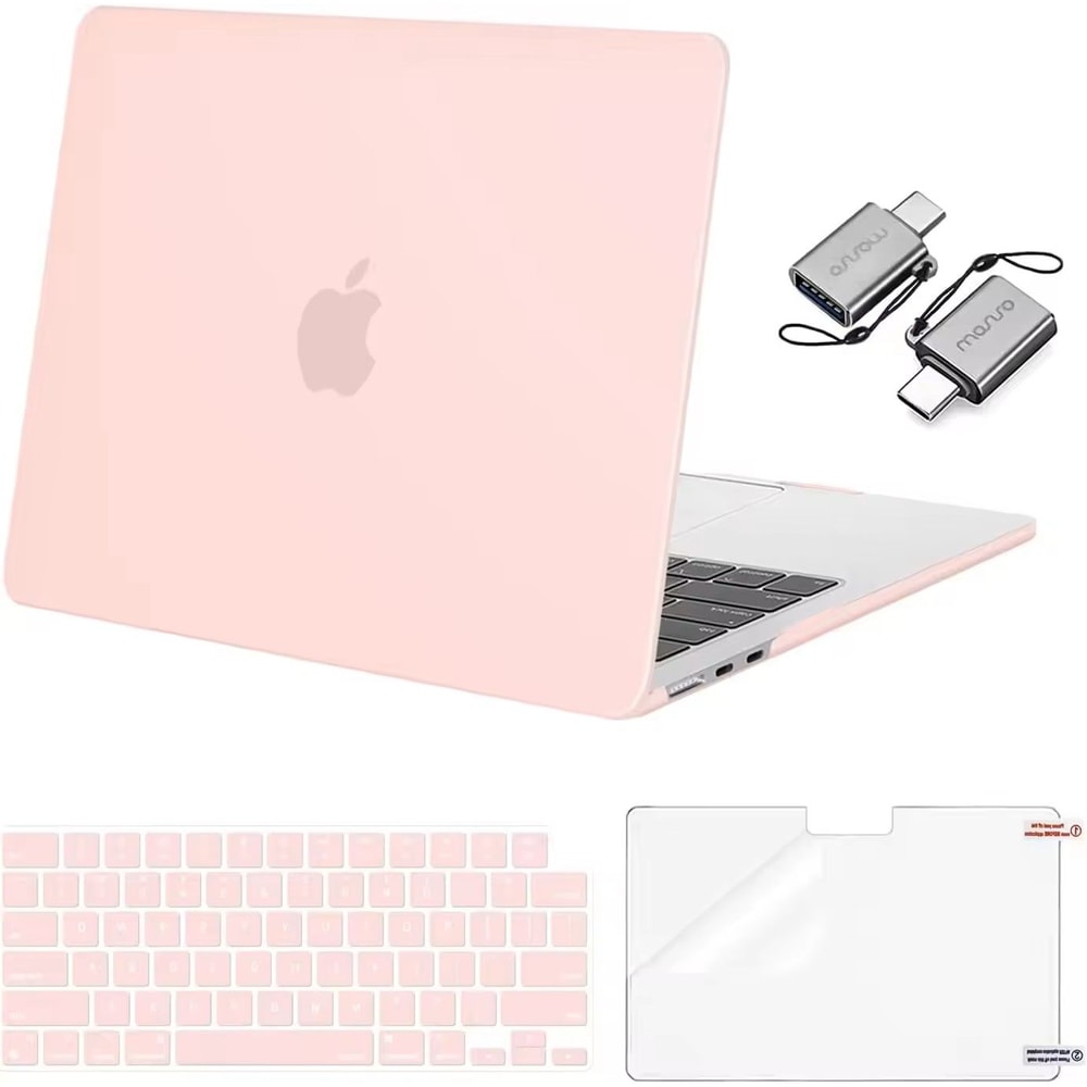 025 Clear Hard Shell MacBook Cover Snap On Case For MacBook Air Pro M1M4 14
