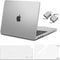 025 Clear Hard Shell MacBook Cover Snap On Case For MacBook Air Pro M1M4 16