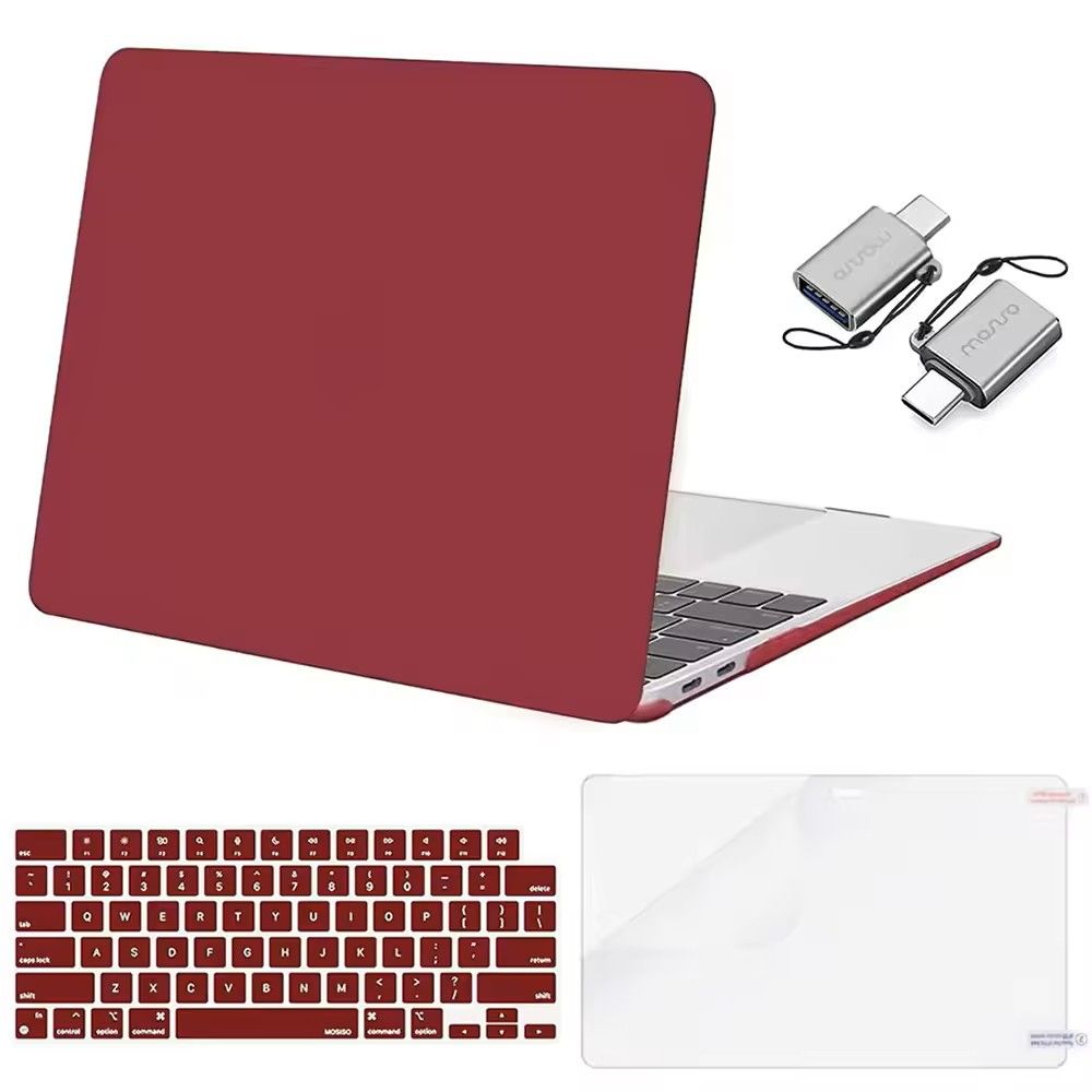 025 Clear Hard Shell MacBook Cover Snap On Case For MacBook Air Pro M1M4 19