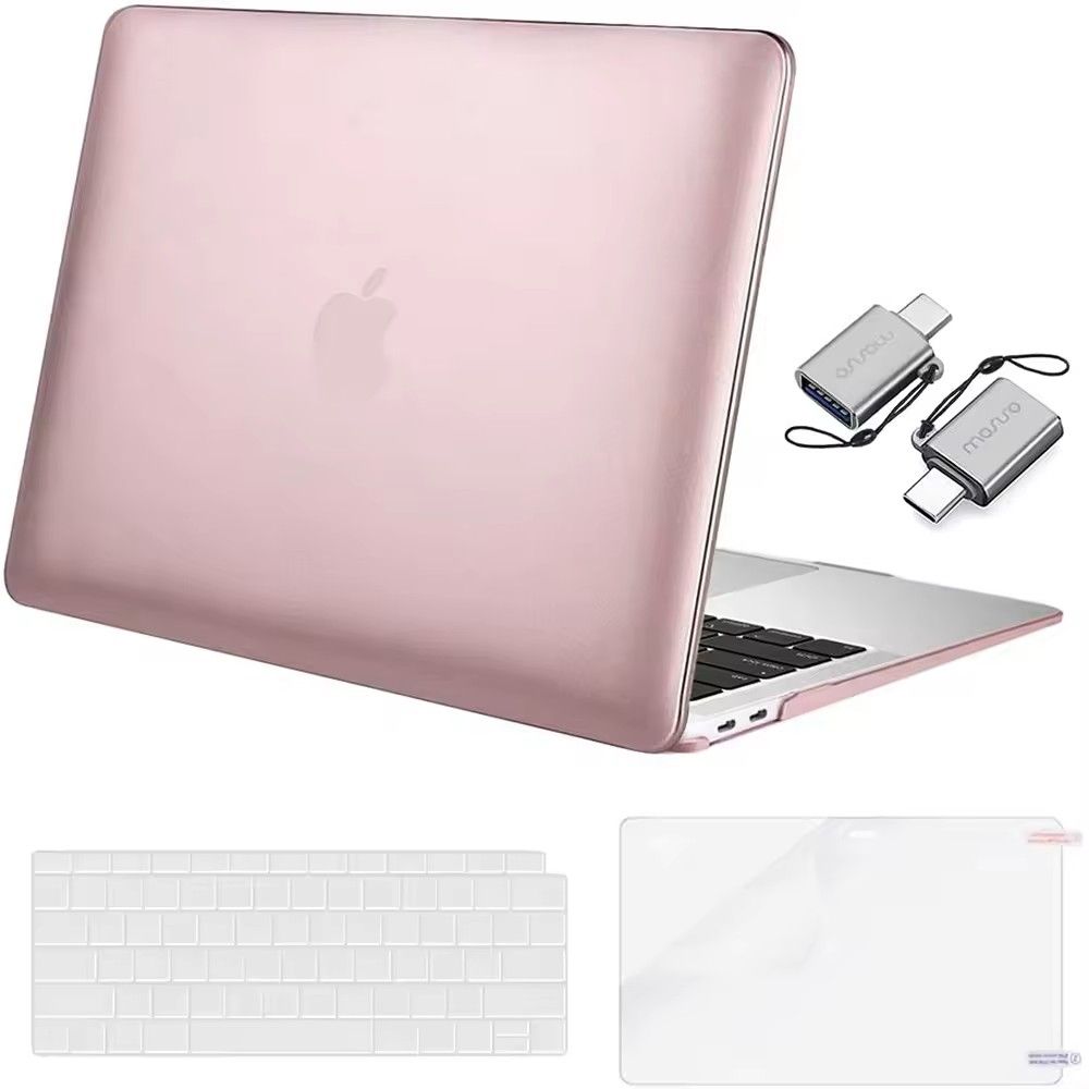 025 Clear Hard Shell MacBook Cover Snap On Case For MacBook Air Pro M1M4 6