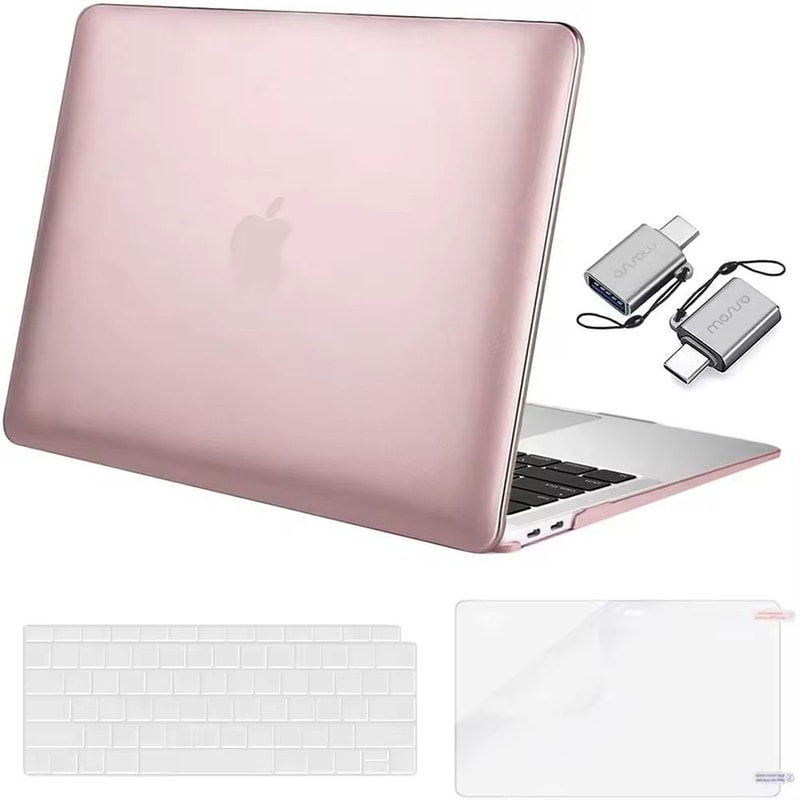 025 Clear Hard Shell MacBook Cover Snap On Case For MacBook Air Pro M1M4 6