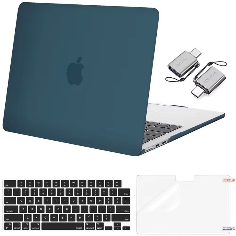 025 Clear Hard Shell MacBook Cover Snap On Case For MacBook Air Pro M1M4 22