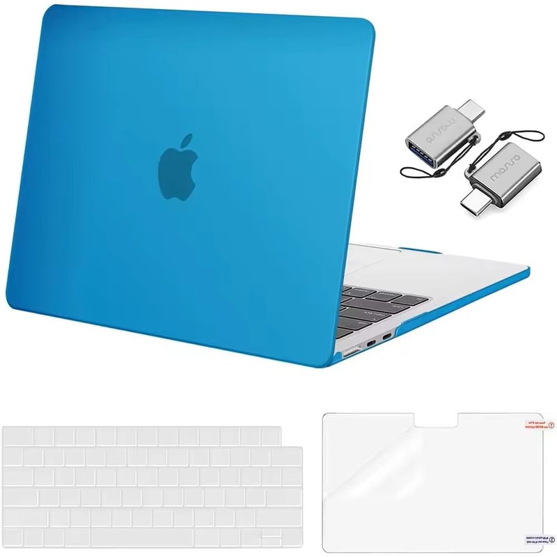 025 Clear Hard Shell MacBook Cover Snap On Case For MacBook Air Pro M1M4 23