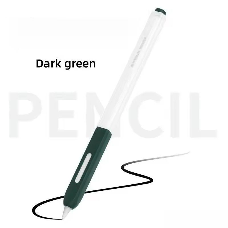 Clear Silicone Apple Pencil Case Sleeve With Tip Cap For Apple Pencil Pro 2nd Gen 3