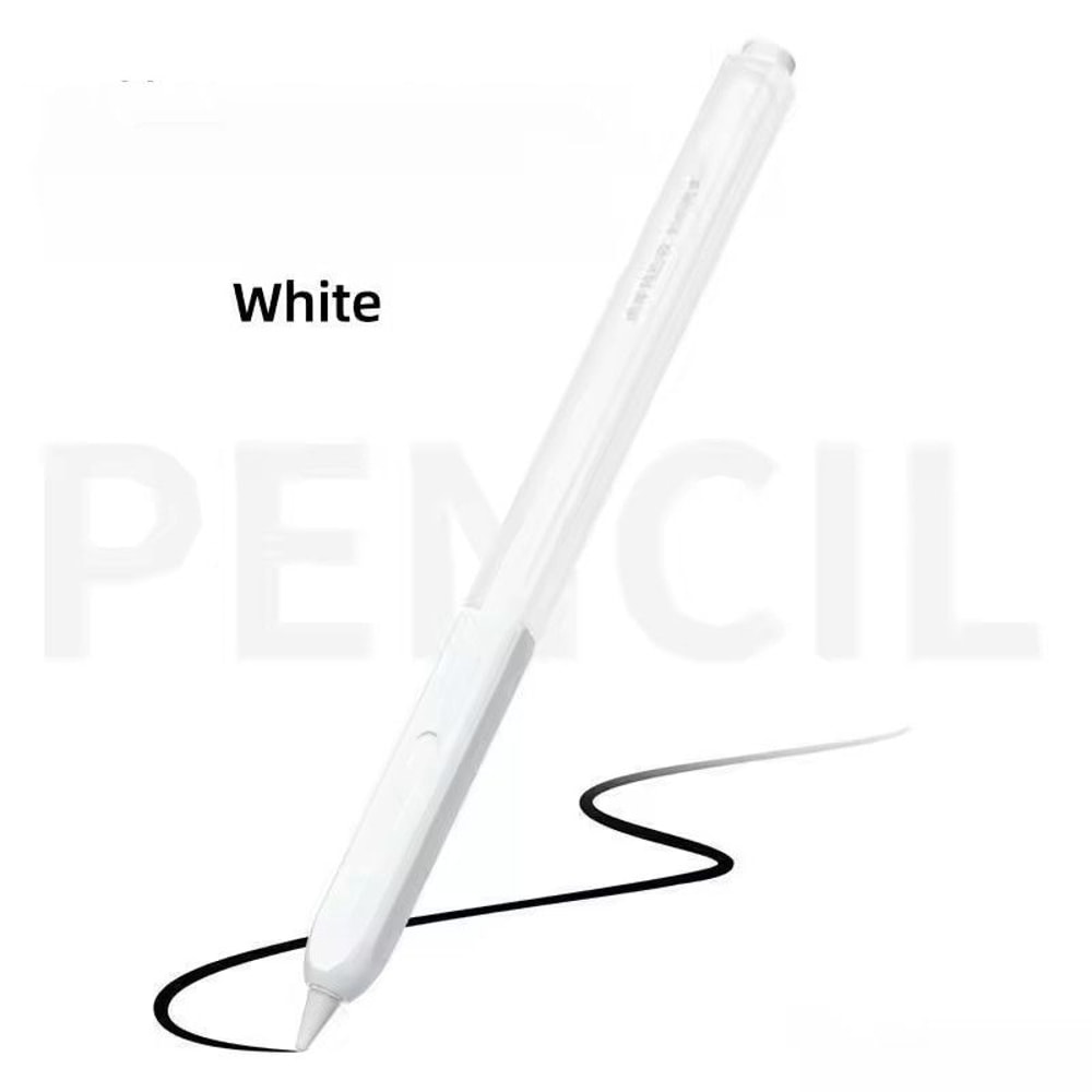 Clear Silicone Apple Pencil Case Sleeve With Tip Cap For Apple Pencil Pro 2nd Gen 5