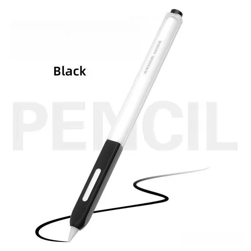 Clear Silicone Apple Pencil Case Sleeve With Tip Cap For Apple Pencil Pro 2nd Gen 10