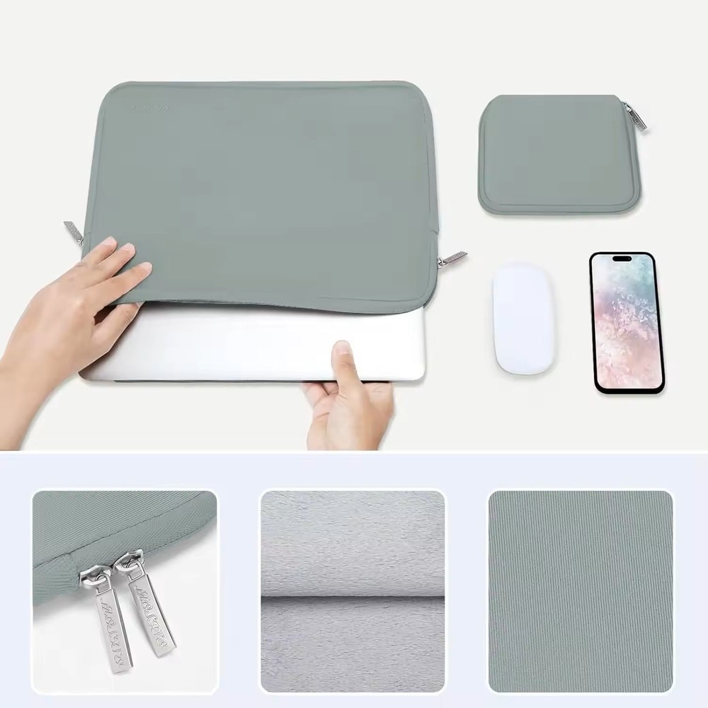 Waterproof Laptop Sleeve with Handle Briefcase for 11–16" Devices (MacBook Air/Pro & More)