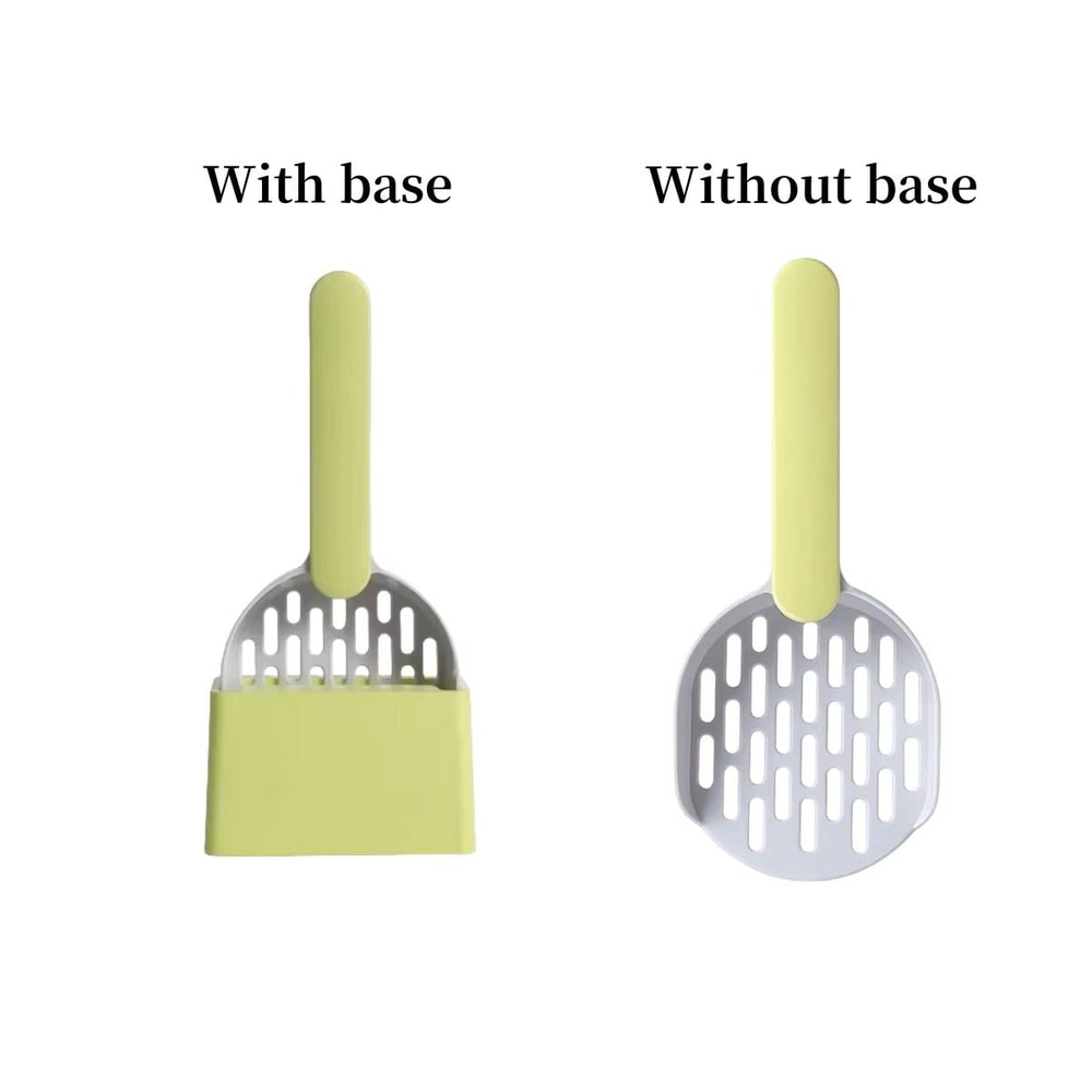 SelfCleaning Cat Litter Scoop With Base And Holder QuickSift Shovel For Cleaner Boxes 9