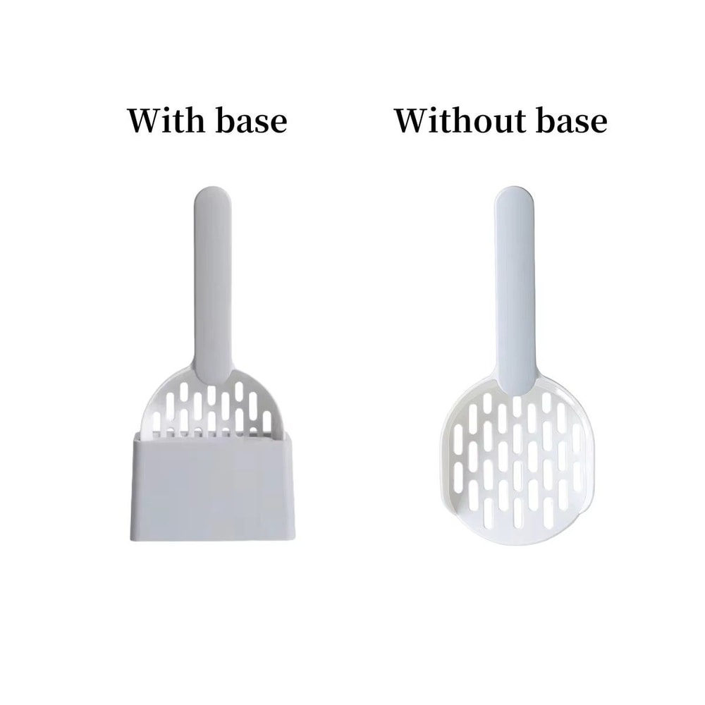SelfCleaning Cat Litter Scoop With Base And Holder QuickSift Shovel For Cleaner Boxes 10