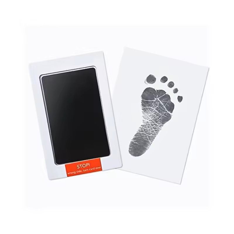 Inkless Baby Handprint Kit Baby Footprint Ink Pad Set Clean Touch Keepsake Cards For Newborns And 5
