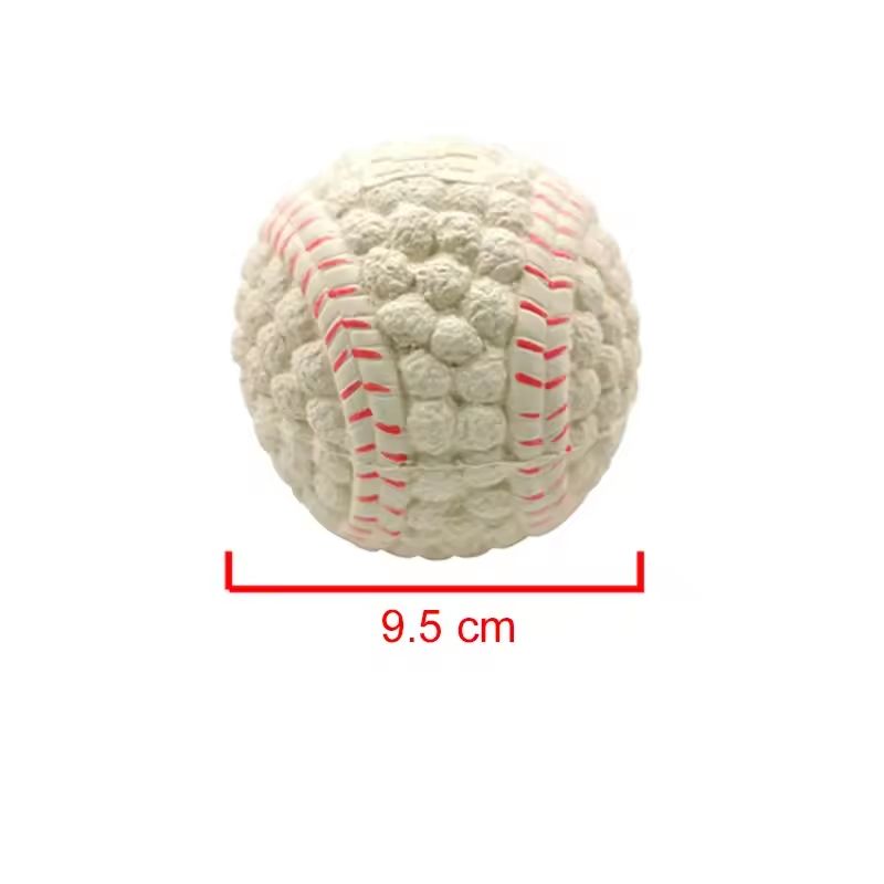 Natural Latex Squeaky Dog Ball Sports Toy For Fetch Training And Dental Chewing 3