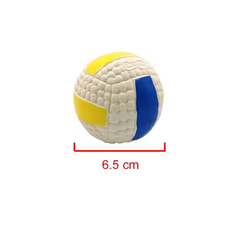 Natural Latex Squeaky Dog Ball Sports Toy For Fetch Training And Dental Chewing 10