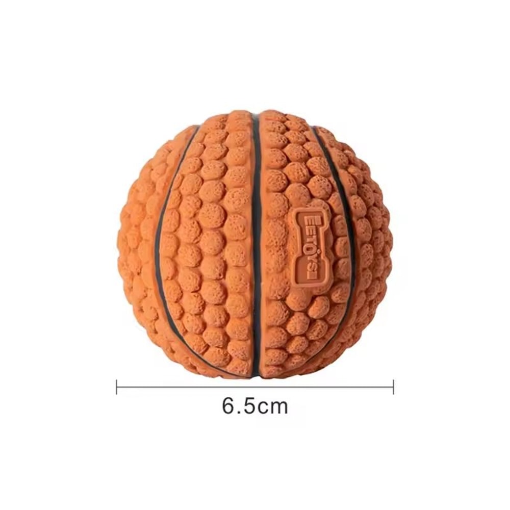 Natural Latex Squeaky Dog Ball Sports Toy For Fetch Training And Dental Chewing 16