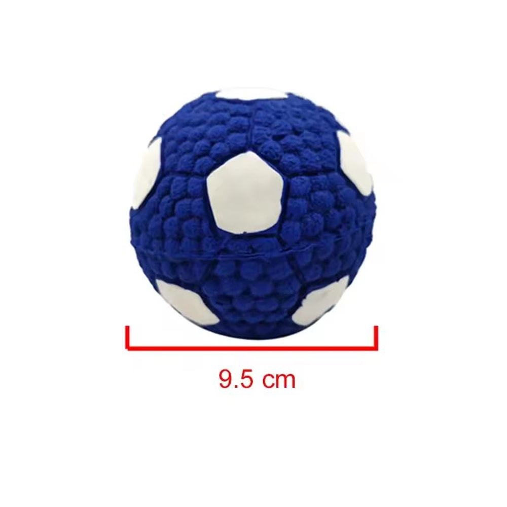 Natural Latex Squeaky Dog Ball Sports Toy For Fetch Training And Dental Chewing 8