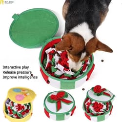 snuffle mat for dogs slow feeder box, interactive dog enrichment toy