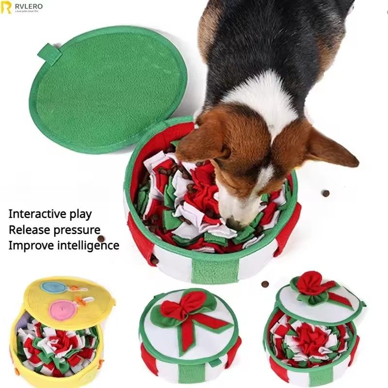 Snuffle Mat For Dogs Slow Feeder Box Interactive Dog Enrichment Toy 0