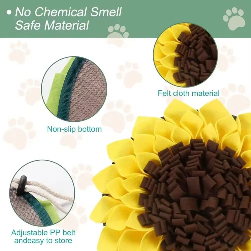 Snuffle Mat For Dogs Slow Feeding Pad Interactive Smell Training Puzzle 1