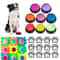 Recordable Dog Buttons Set With Stickers Pet Talking Buttons For Training Routines 4