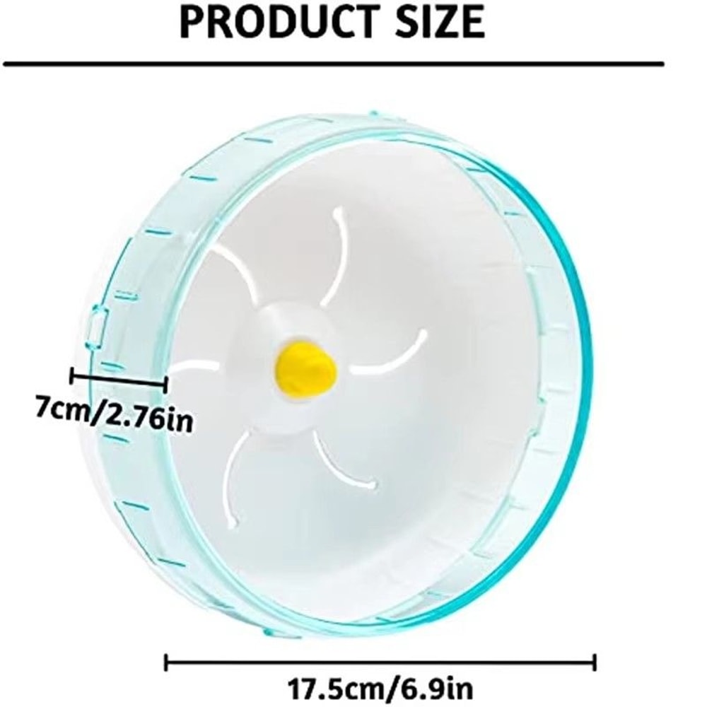 Silent Hamster Wheel Running Disc Small Pet Exercise Saucer In 3 Sizes 3