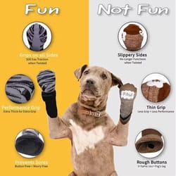 non slip dog socks with straps for hardwood floors and outdoor paw protection