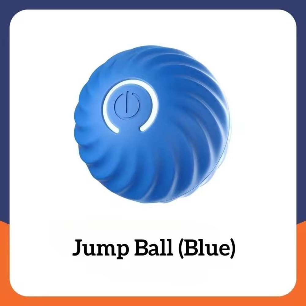 Self Rolling Dog Ball With Plush Cover Motion Activated Interactive Toy 5