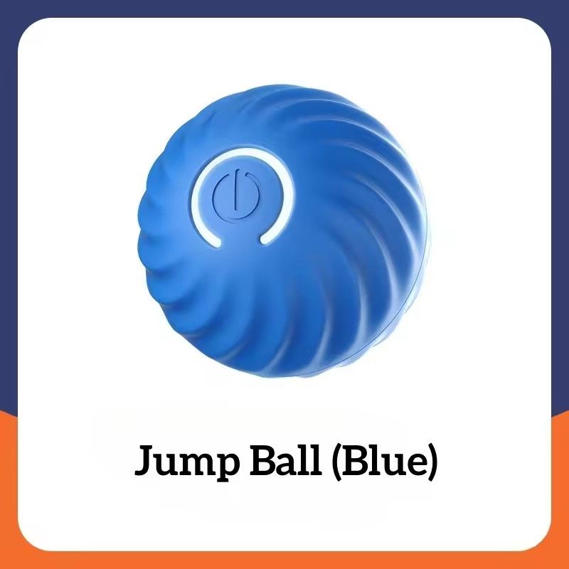 Self Rolling Dog Ball With Plush Cover Motion Activated Interactive Toy 5