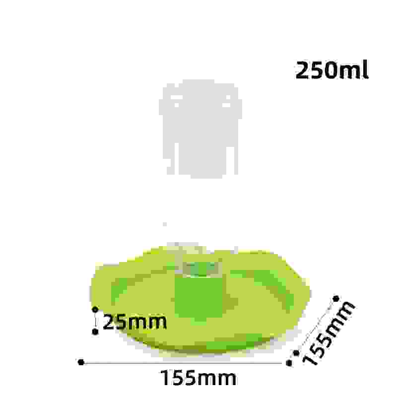 Lotus Leaf Reptile Water Dispenser With Lizard Water Bottle And Feeding Dish 1