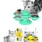 Windmill Interactive Cat Toy With Suction Cup Catnip Ball Toy ToothCleaning Brush 0